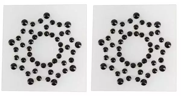 Cottelli ACCESSOIRES - Strass Nippelsticker, Sternoptik (1 Paar)