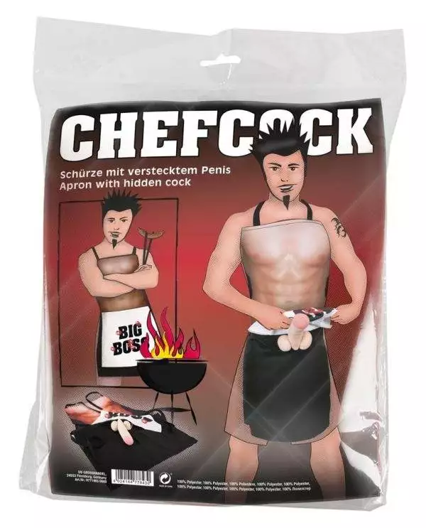 SexyChef Erotische Schürze Bunt (1 Stück)
