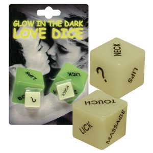 Love Dice Glow-in-the-Dark Liebeswürfel fluoreszierend