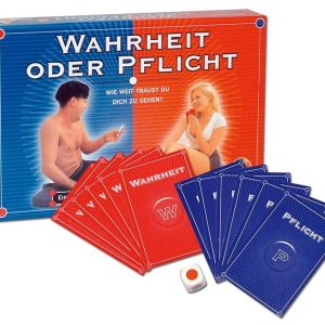 Gigimax Wahrheit oder Pflicht - Das erotische Kult-Spiel Blau, Rot