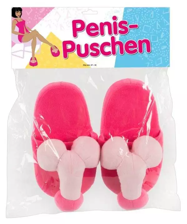07798490000_verp FluffyFeet Penispuschen - Gemütliche Plüsch-Hausschuhe