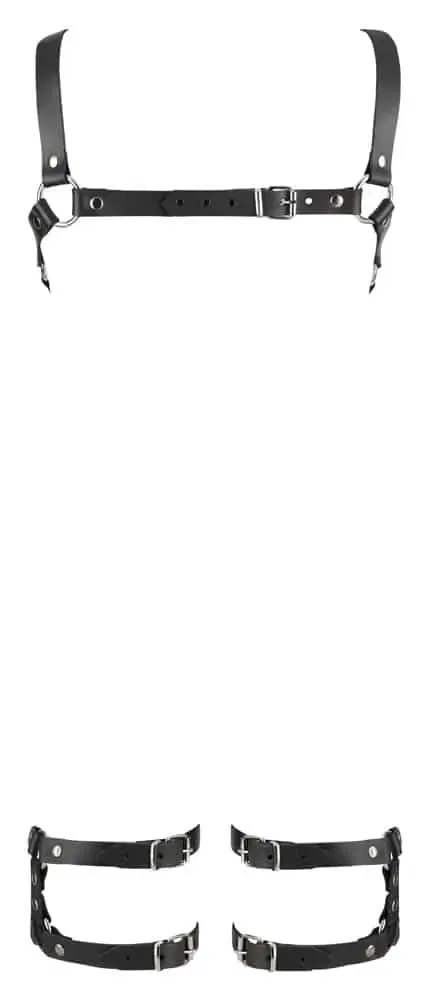 ZADO Bondage-Set: Brust- & Oberschenkel-Harness L/XL