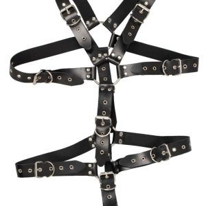 ZADO Leder Harness - Individuell verstellbar, hochwertige Qualität S-L