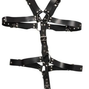 ZADO Leder Harness - Individuell verstellbar, hochwertige Qualität S-L