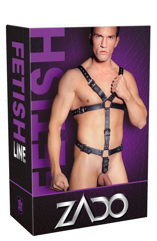 ZADO Leder Harness - Individuell verstellbar, hochwertige Qualität S-L