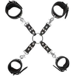 ZADO Leder Fesselset Hogtie - Bondage-Spaß mit Style