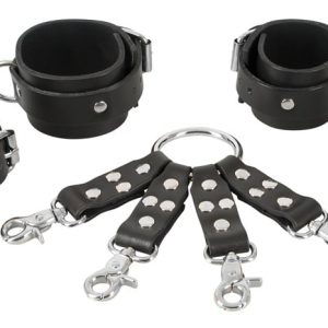 ZADO Leder Fesselset Hogtie - Bondage-Spaß mit Style