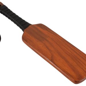 ZADO Spanking Paddle - Massives Vollholz, schöne Maserung braun/schwarz