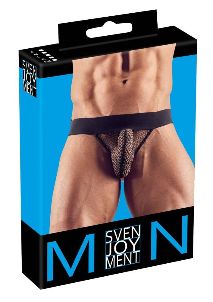 Svenjoyment Herren Jock S - Sexy Grobnetz Jock mit breitem Webgummibund 2XL