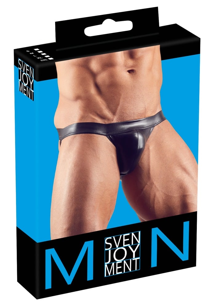 Svenjoyment Herren Jock S - Elastischer Glanz in Schwarz XL