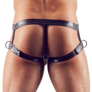 Svenjoyment Herren Gurt mit Cockring - Größenverstellbar und stilvoll! M/L