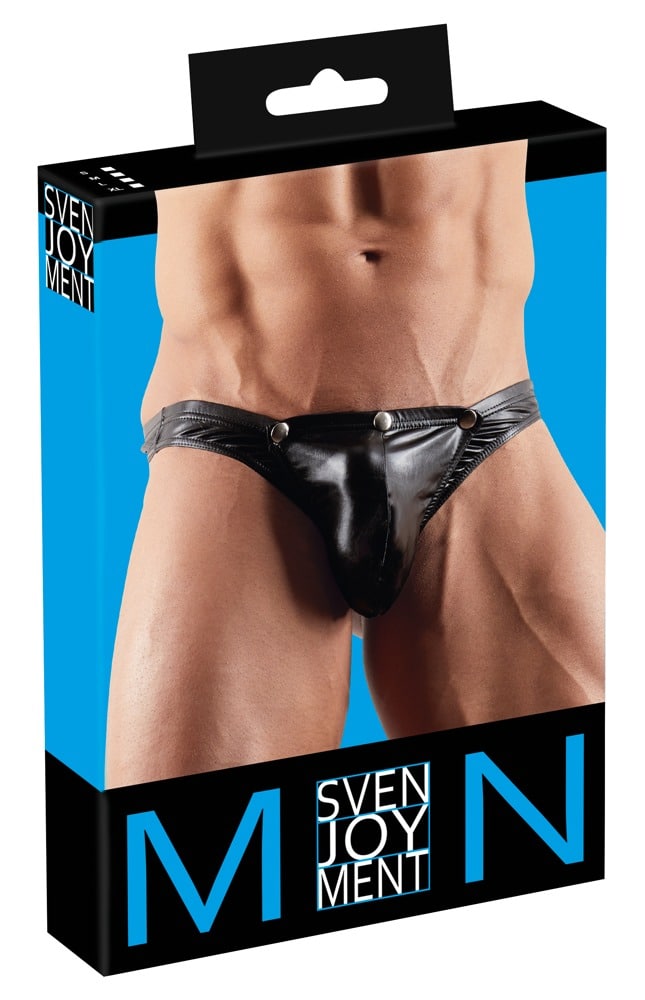 Svenjoyment Herren String - Swellfunktion & aufknöpfbarer Beutel XL