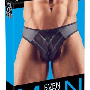 Svenjoyment Herren Riostring - Transparenter Einsatz, elastische Material-Kombi L