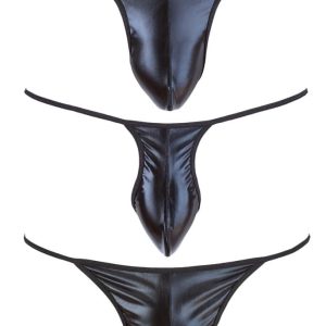 Svenjoyment Mix String Set - Elastischer Wetlook S-L