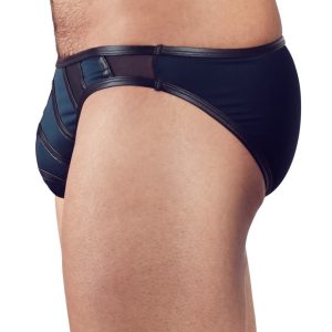 NEK Herren Slip mit Powernet-Streifen blau/schwarz S