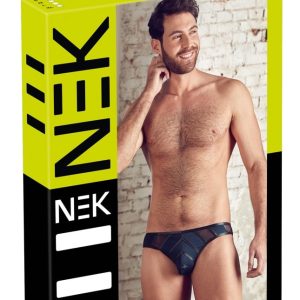 NEK Herren Slip mit Powernet-Streifen blau/schwarz S