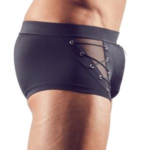 Svenjoyment Herren Pants - Fishnet-Einsätze & Schnürungen S