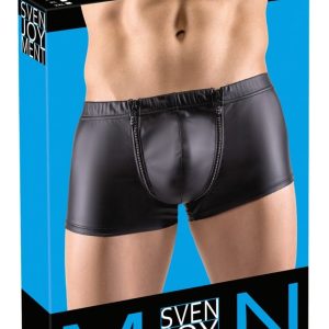 Svenjoyment Herren Pants Mattlook, Strass-Zips, elastisch M