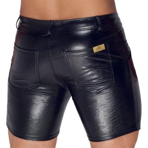 Noir Schlangenhaut-Shorts: Trend-Look, hautnah, elastisch 2XL