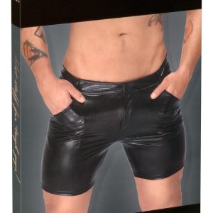 Noir Schlangenhaut-Shorts: Trend-Look, hautnah, elastisch 2XL