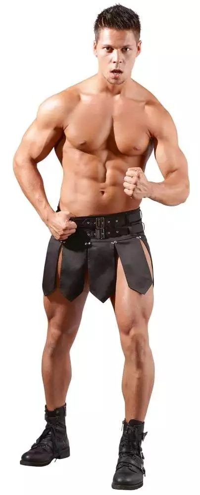 Svenjoyment Gladiator Rock mit Gürteln M