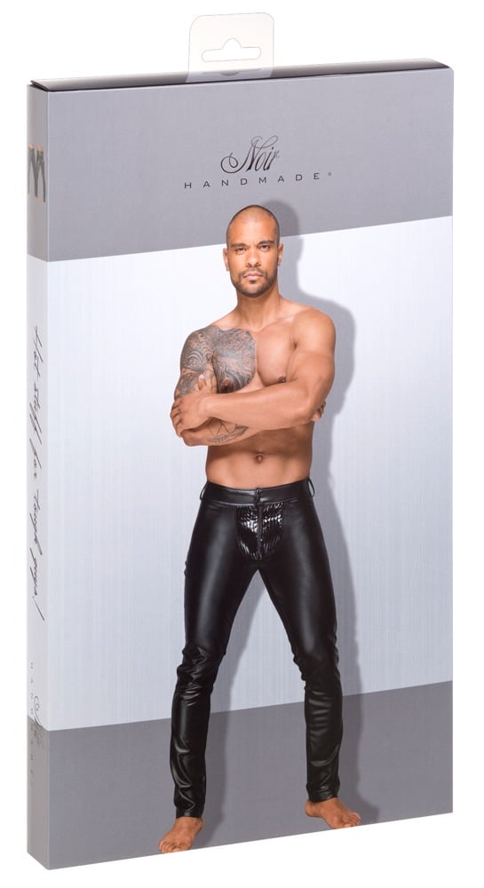 Noir Powerwetlook Herren Hose M