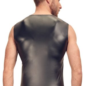 Svenjoyment Herrenshirt - Mattlook, Netz-Einsätze, Nieten M