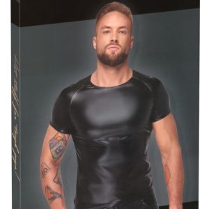 Noir Powerwetlook Shirt L