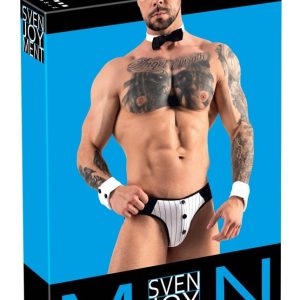 Svenjoyment Herren Jockslip Set Schwarz/Weiß M