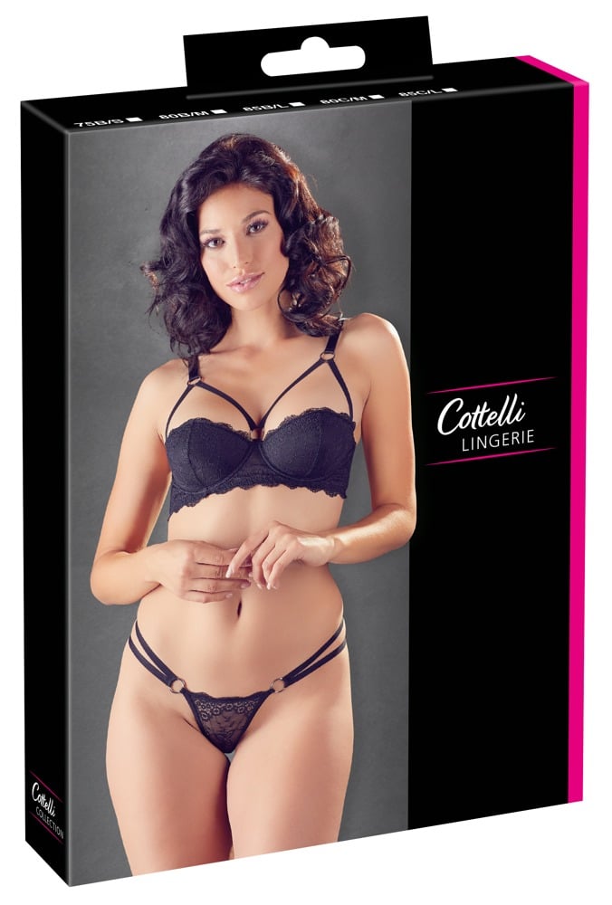 Cottelli LINGERIE - Spitzen BH & String 85B/L