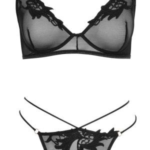 Cottelli LINGERIE - Verführ-Ensemble mit BH & Riostring S