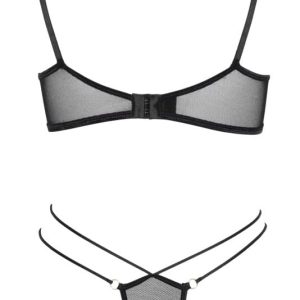 Cottelli LINGERIE - Verführ-Ensemble mit BH & Riostring S