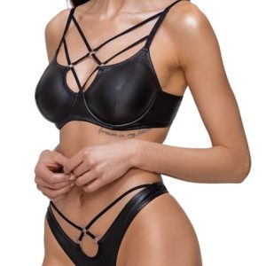 Cottelli LINGERIE - Mattes BH-Set mit Riostring 85B/L