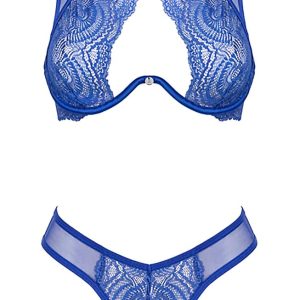 Obsessive Giselia - BH & Slip in royalem Blau XS/S