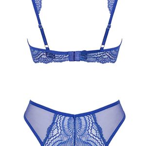 Obsessive Giselia - BH & Slip in royalem Blau XS/S