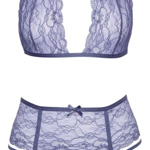 Kissable Strapsset - Zarter Lavendel-Look Lavendel L/XL