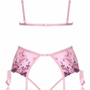 Kissable BH-Set, floral bestickt S/M