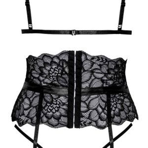 Kissable Strapsset aus Spitze L/XL