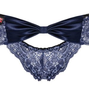 Obsessive Auroria - Edler Slip in Blau Blau/Grau L/XL