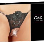 Cottelli LINGERIE String Strass - Sexy bis ins Detail! S/M