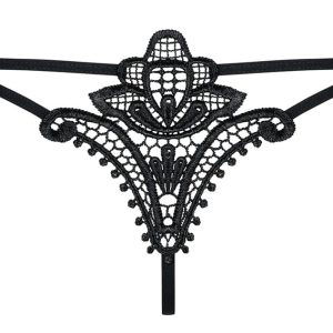 Obsessive String Luiza - Knapp geschnitten & mit Stickerei L/XL