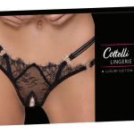 Cottelli LINGERIE - Verführerischer Riostring mit Strassringen M/L