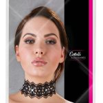 Cottelli ACCESSOIRES - Glamour Halsband mit Strass unisize