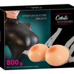 Cottelli Silikonbrüste mit Halter - lebensechte Optik (400g) unisize