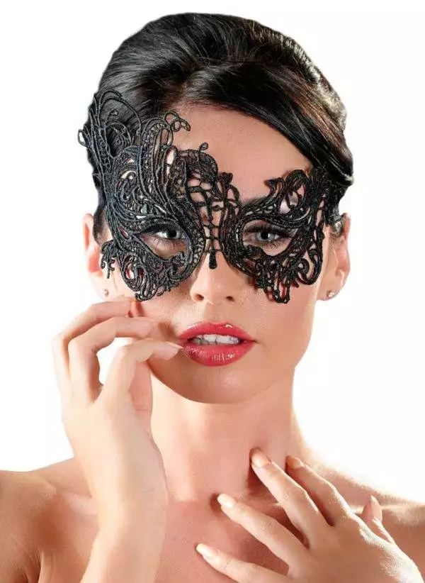 Cottelli ACCESSOIRES - Sinnliche Spitzenmaske unisize