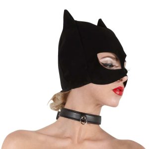 Bad Kitty - Catwoman Maske mit Ohren und Augenöffnungen unisize