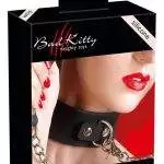 Bad Kitty Halsfessel: Hautfreundlich, verstellbar, abnehmbare Leine