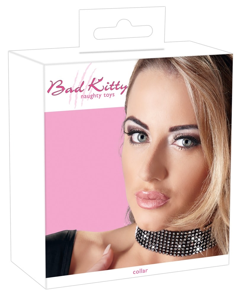 Bad Kitty Halsband Glamour - Verstellbar, mit Strass-Elementen