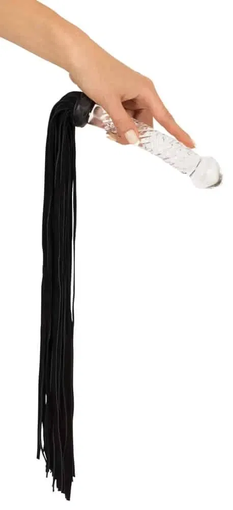 Bad Kitty Flogger Glas-Dildo