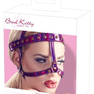 Bad Kitty - Fuchsia Glanz Kopfgeschirr Fuchsia Metallic